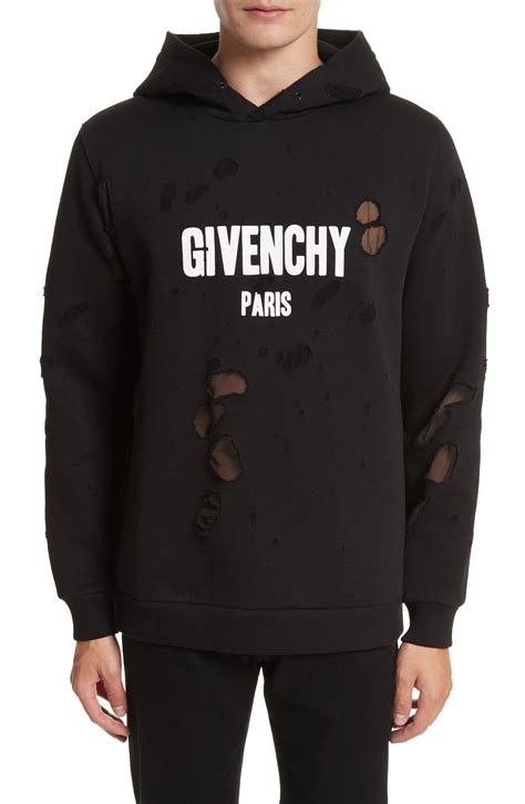 givenchy star hoody|givenchy hoodie distressed.